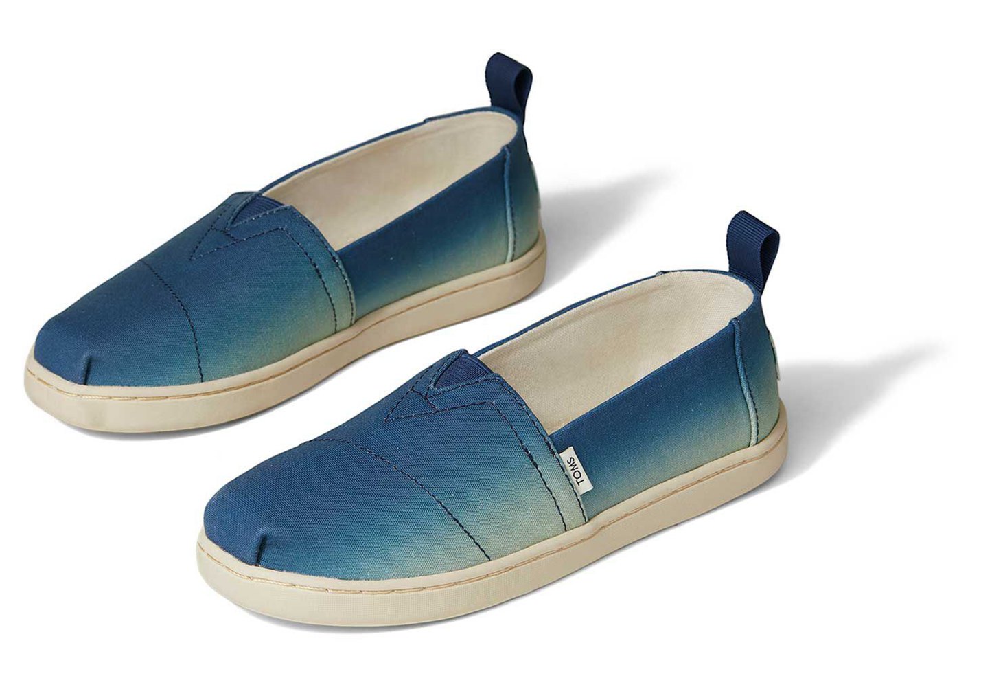 Toms Espadryle Dziecięce Indygo - Alpargata Youth Płócienne - 64AZHIEDT